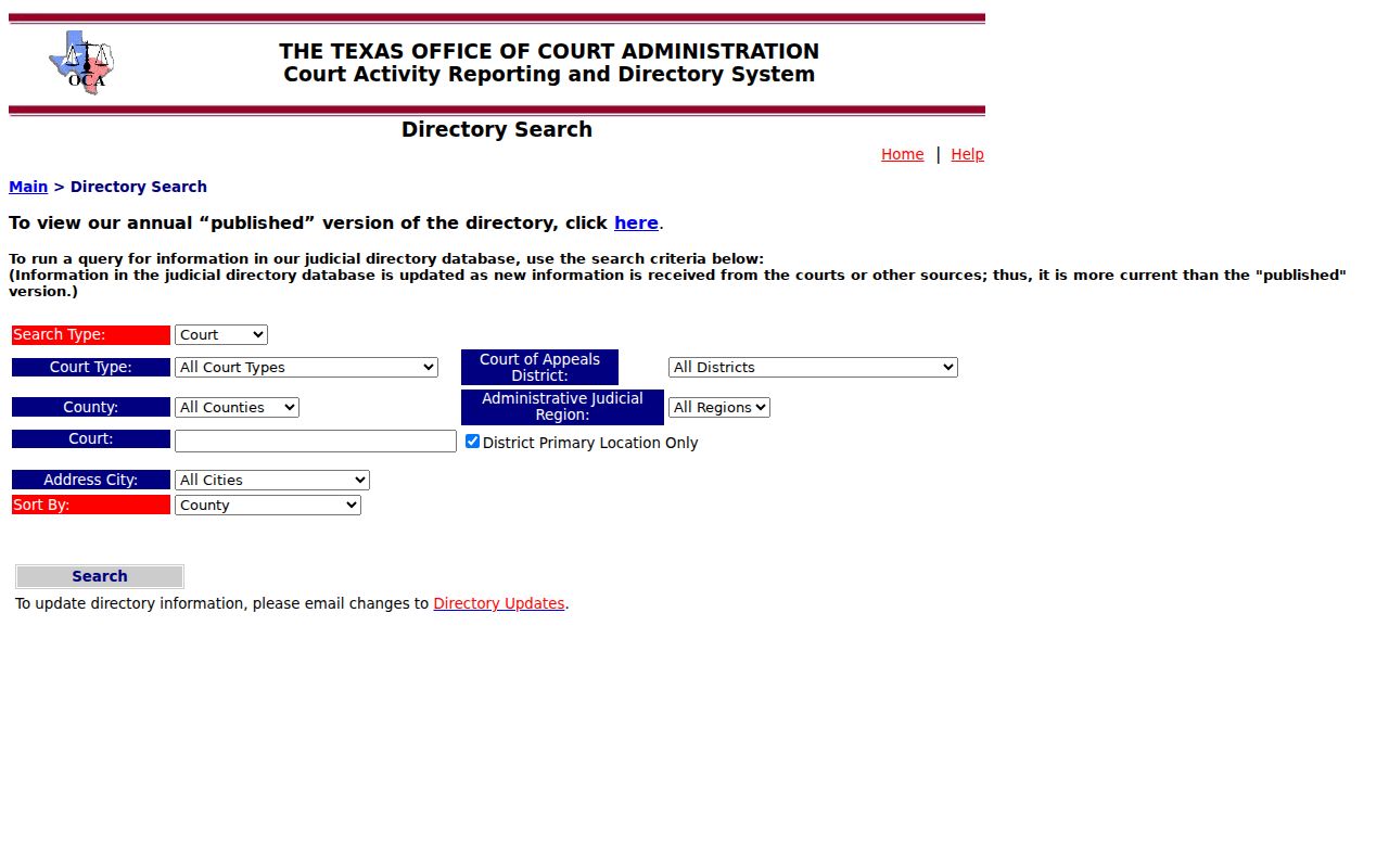 Jeff Davis County municipal-warrant court lookup through the Texas OCA directory